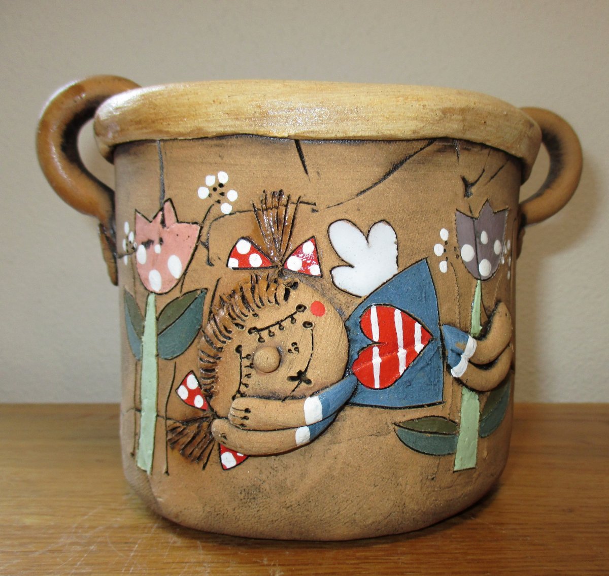 Obal na květináč s andílkem