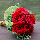 Kytice z rudých růží svatební nebo jen tak_SKLADEM