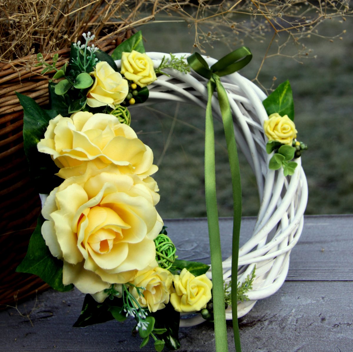 Posel jara_věnec na dveře