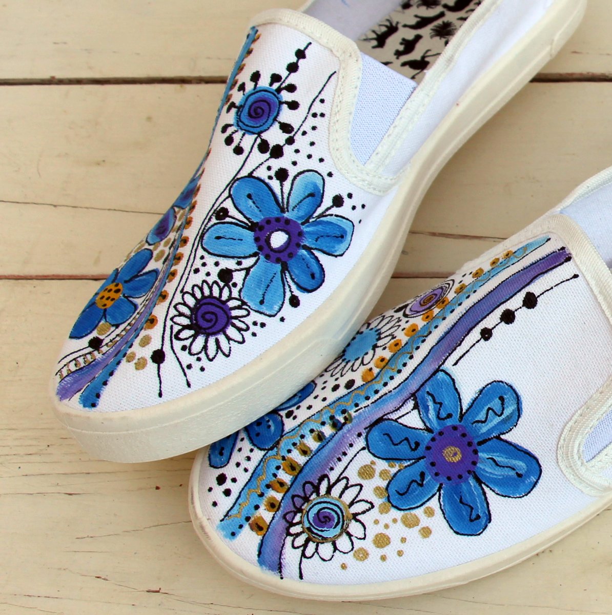 Malované tenisky SLIP ON vel. 36-45