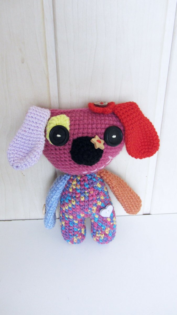 Háčkovaný pejsek Vojtíšek