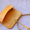 Psaníčko/pouzdro clutch z hladké hovězí kůže 