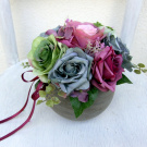 Miluju a maluju_kytice růží_dekorace na stůl