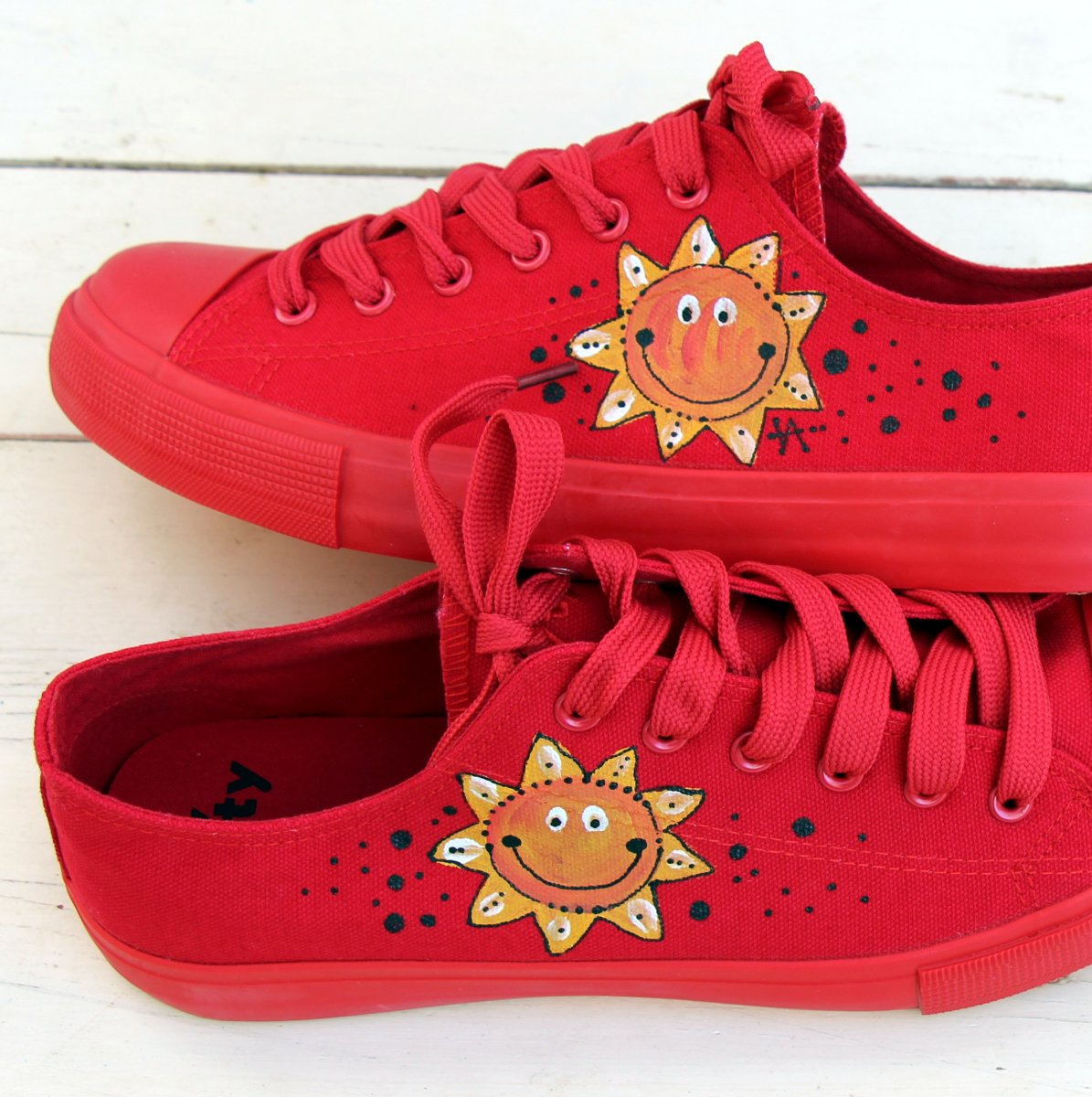 Sluníčkové červené vel. 39