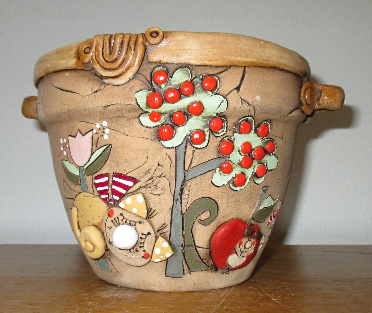 Obal na květináč - Kočka