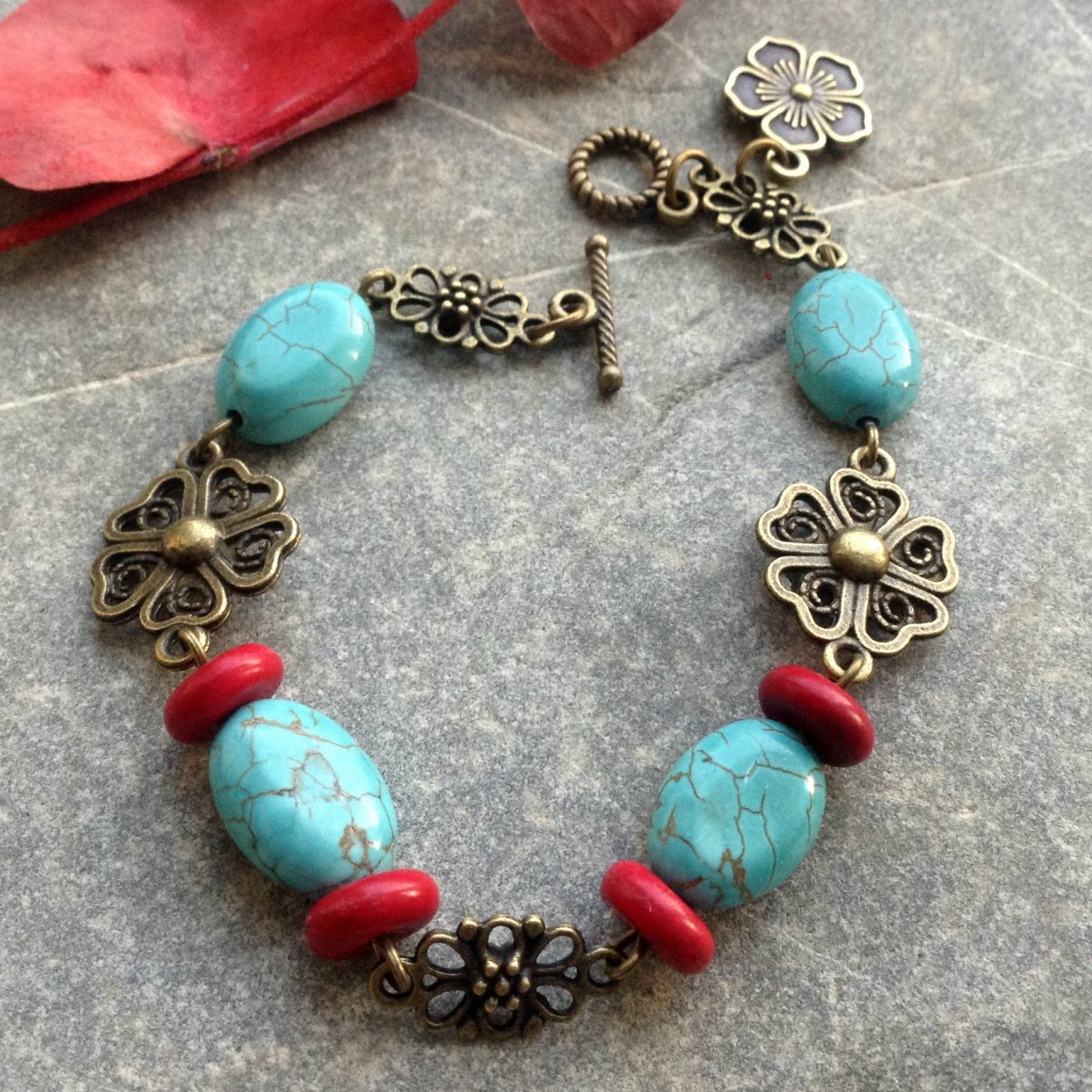 Jeřabinky v tyrkysu