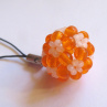 Přívěsek Oranžová kulička      (PRI1826)