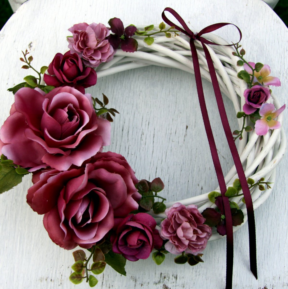 Letní láska_věnec na dveře