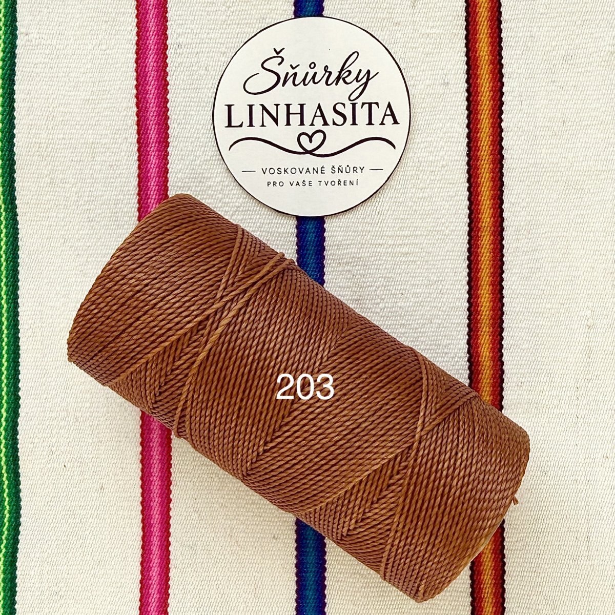 Linhasita 1 mm 203 celá cívka (rezavá)