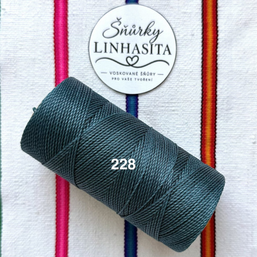 Linhasita 1 mm 228 celá cívka (petrolejová)