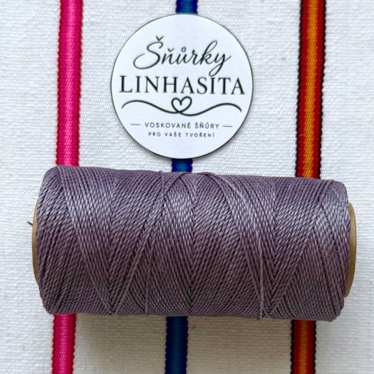 Linhasita 1 mm 232 5 m (šedofialová)