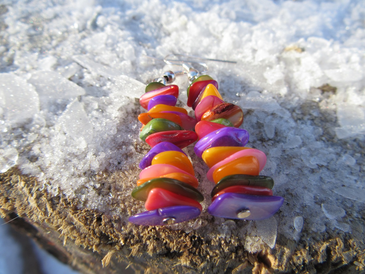 Náušnice z perleti