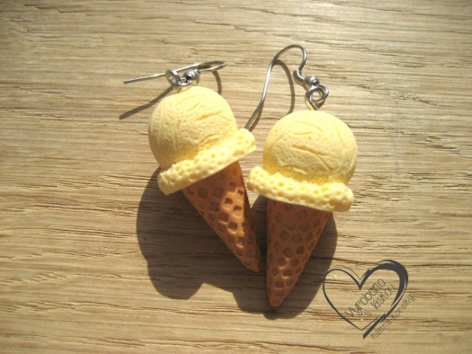 NÁUŠNICE - ZMRZLINA - vanilková