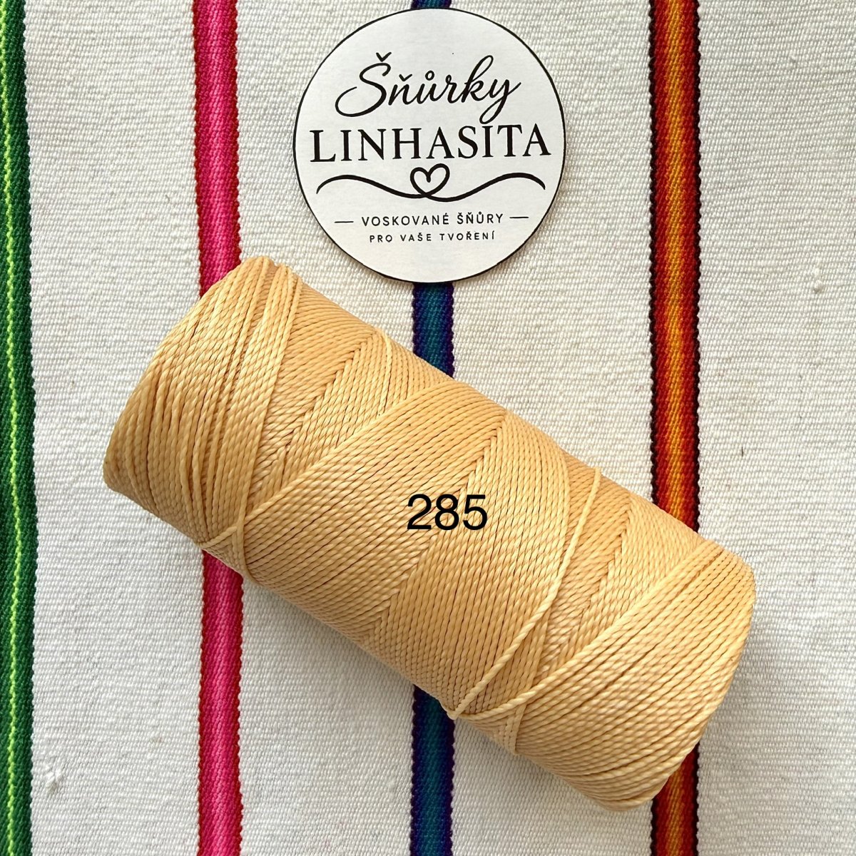 Linhasita 1 mm 285 celá cívka (béžová)