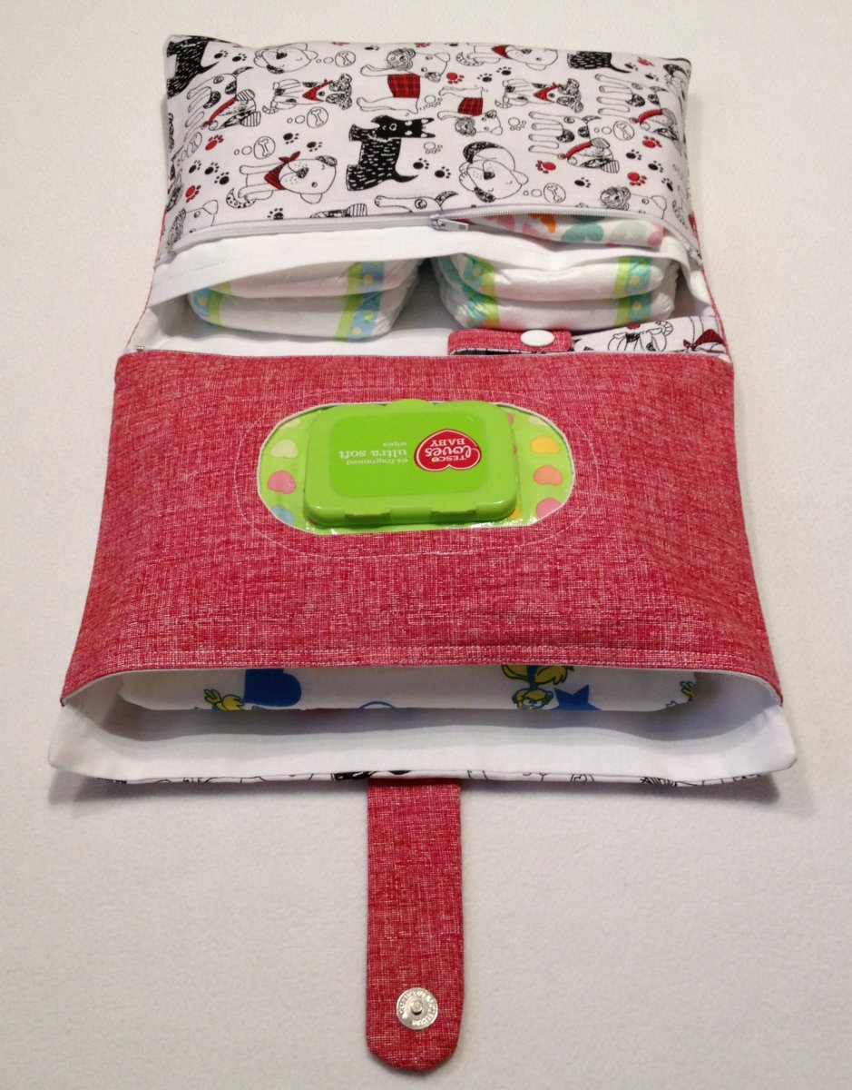 Plenkovník 4 v 1 - pejsci a červená, 4 kapsy