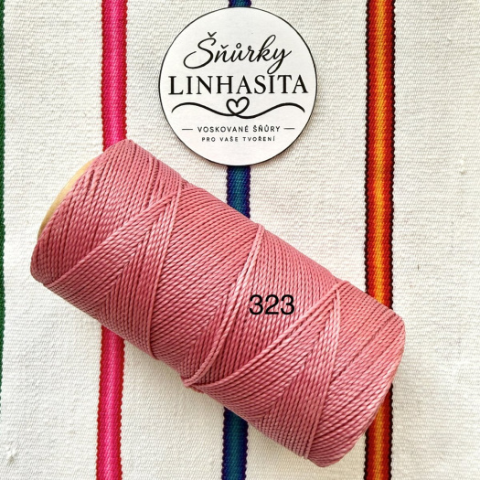 Linhasita 1 mm 323 celá cívka (růžová)