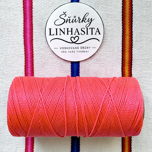 Linhasita 1 mm 328 5 m (neonově růžová)