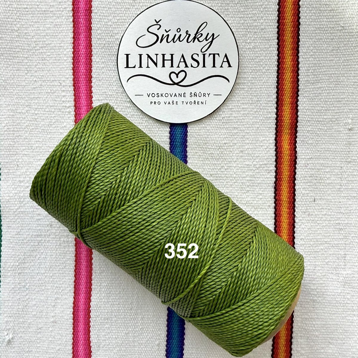 Linhasita 1 mm 352 celá cívka (zelená)