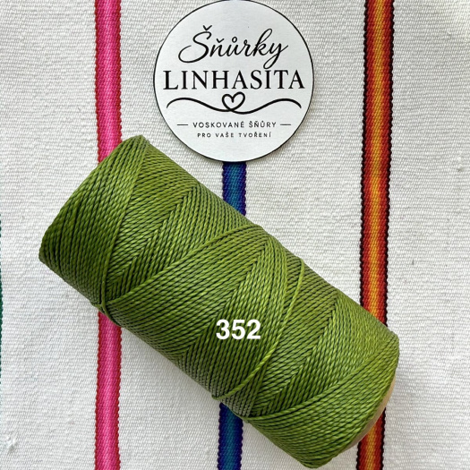 Linhasita 1 mm 352 celá cívka (zelená)