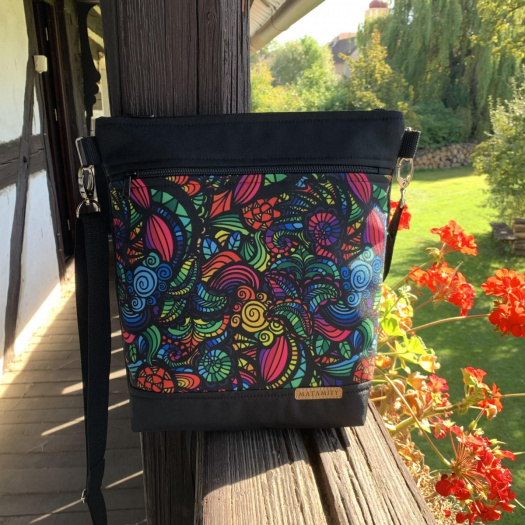 Crossbody kabelka - Barvičky