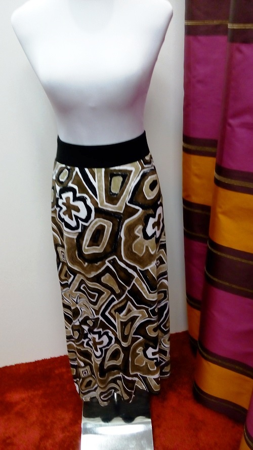 MAXI SUKNĚ KHAKI (M/L) 