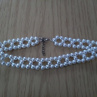 Obojkový náhrdelník z bílích perel