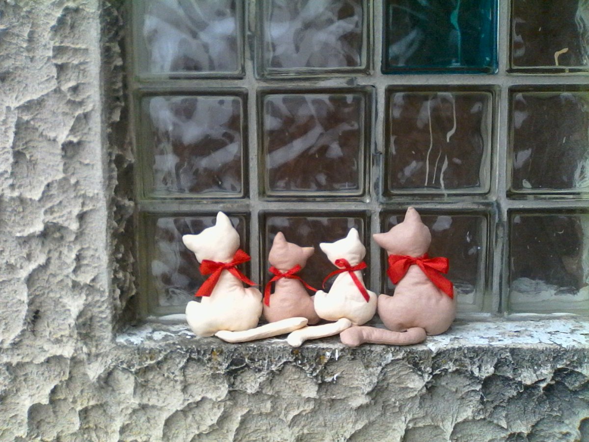 Dekorace Kočička větší