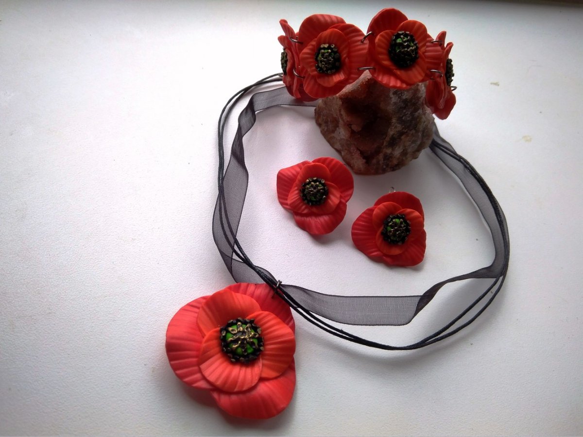 Fimo sada-vlčí máky