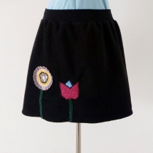 Flísová sukně KYTKY, cca vel. 42