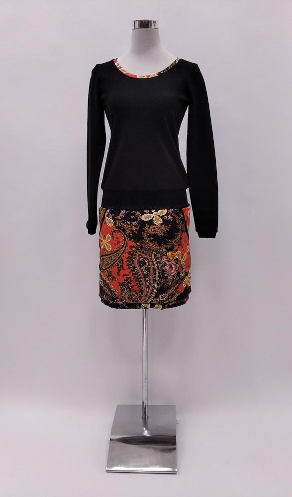 Šaty kombinované S - XXXL