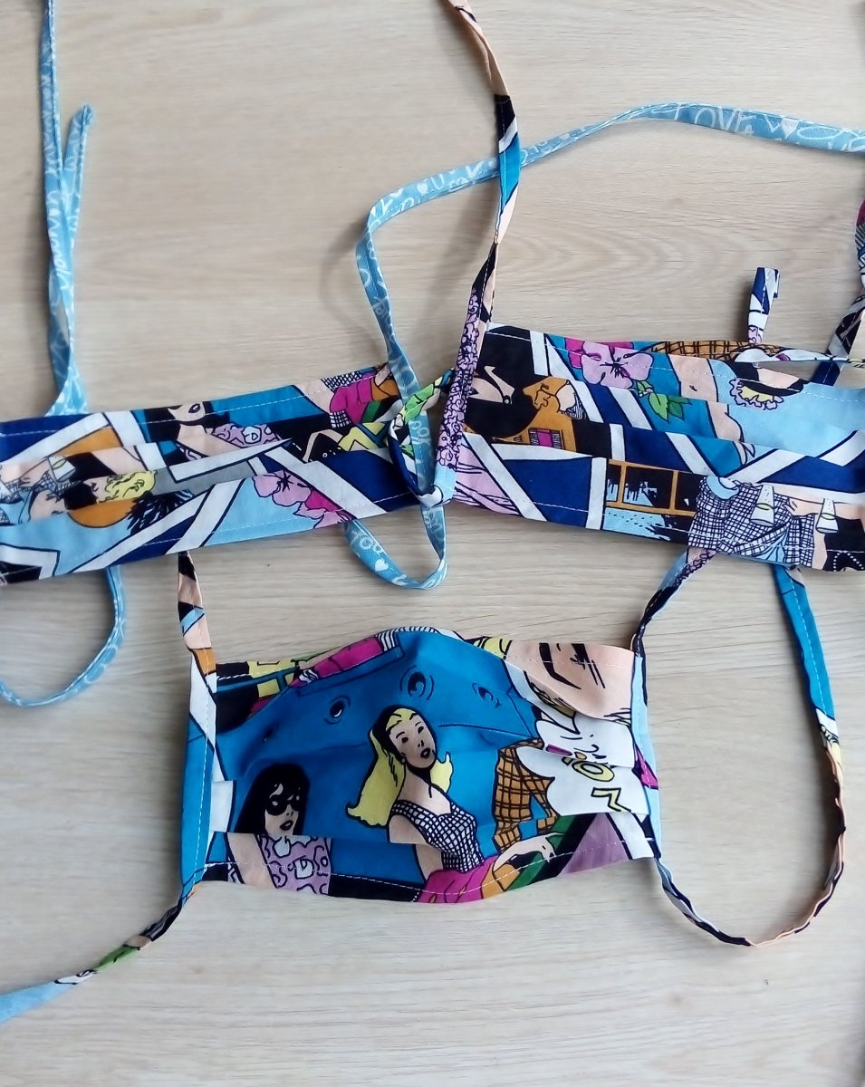 Bavlněná rouška KOMIKS