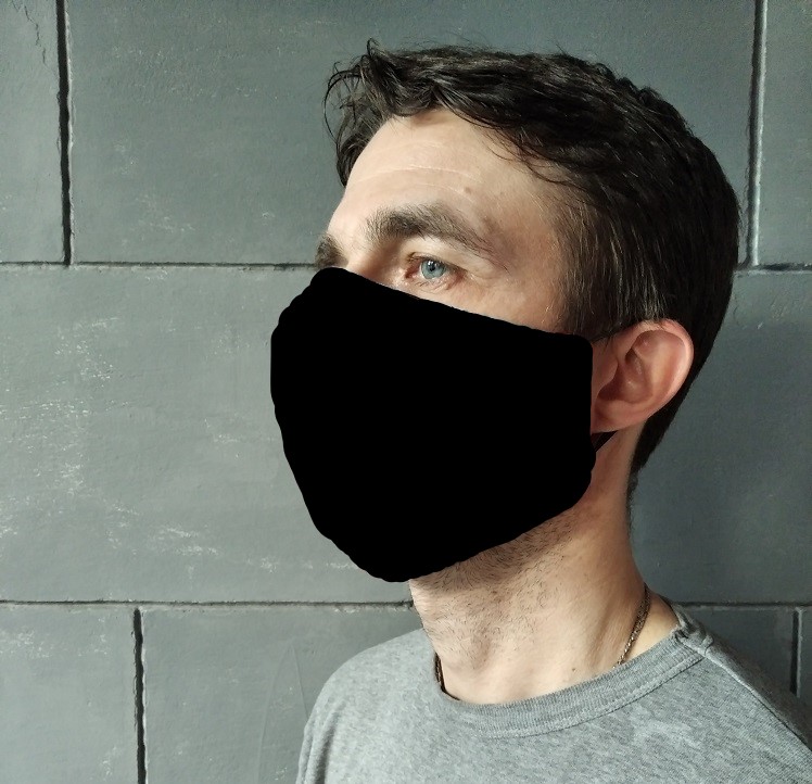 Rouška unisex - černá 