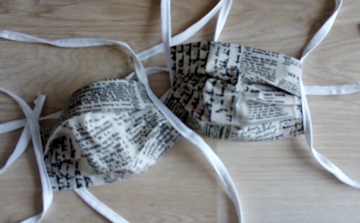 Bavlněná rouška NOVINY