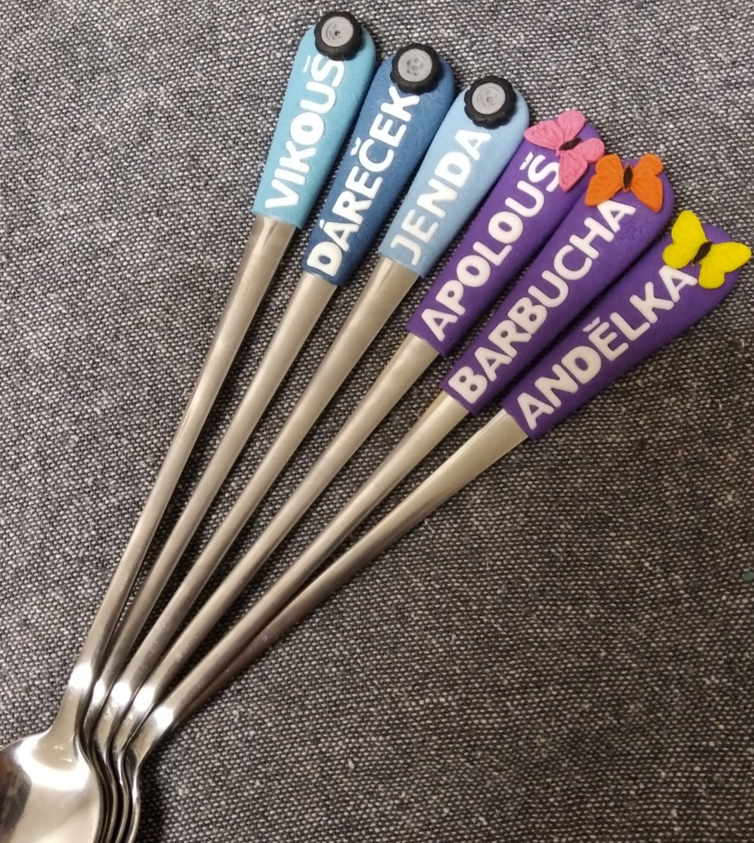 Lžička koktejlová- na přání.