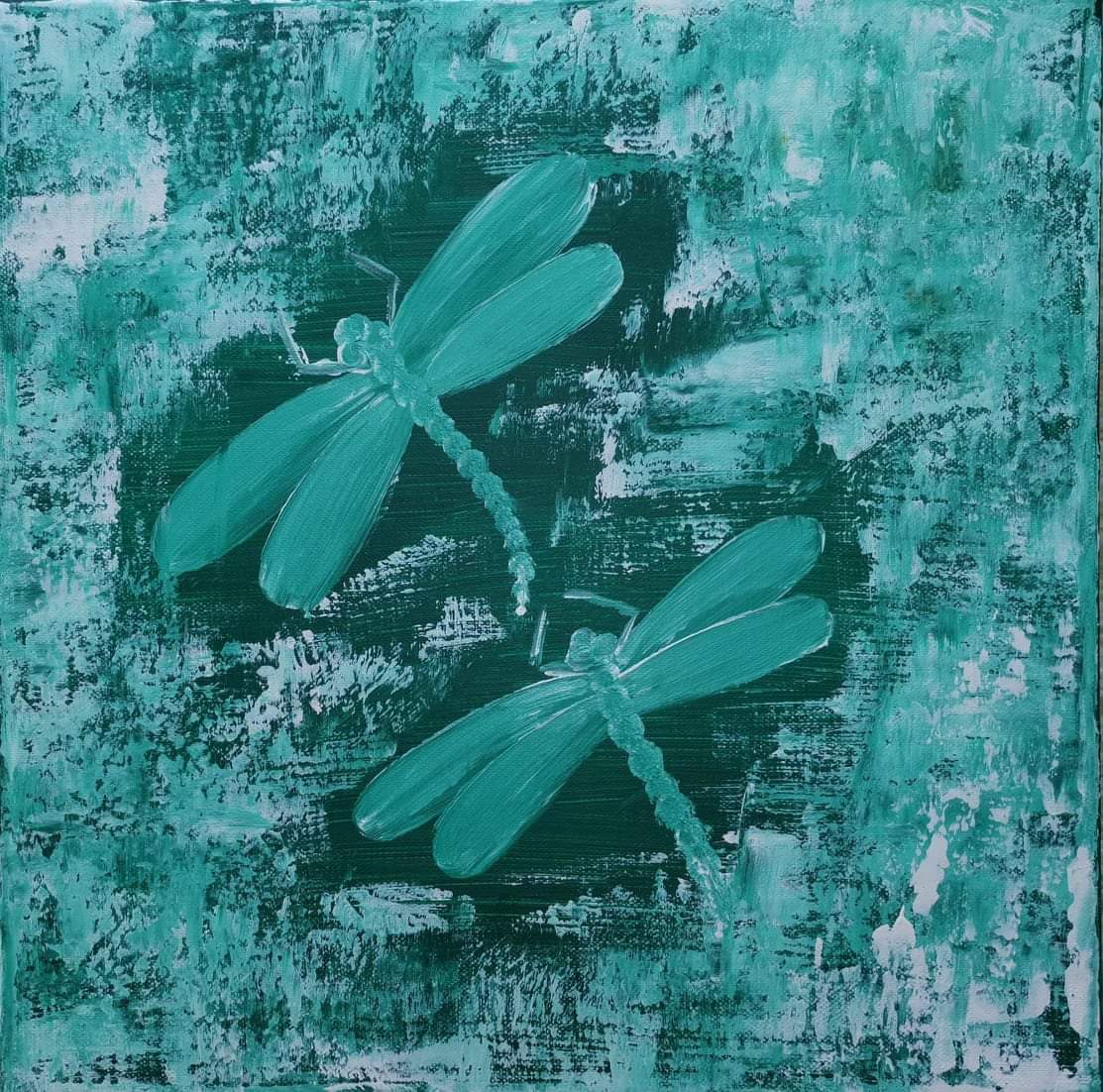 Malovaný obraz, Vážky 