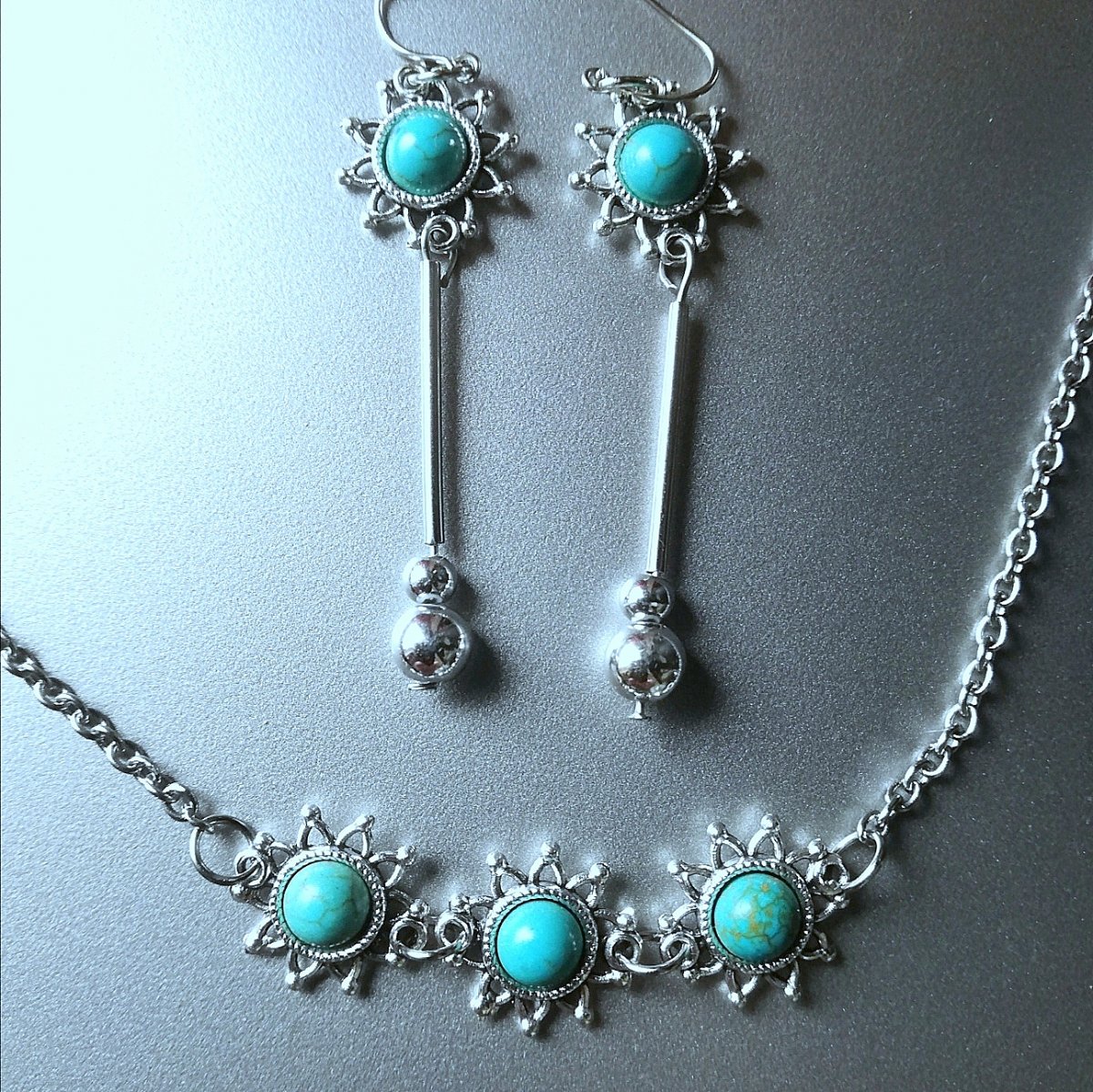 Souprava-náušnice+ náhrdelník