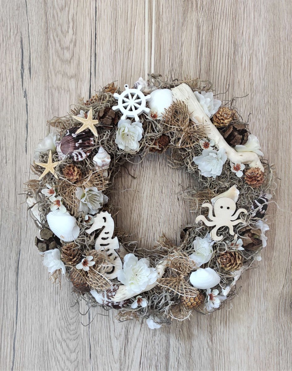 Námořnický věnec v boho stylu