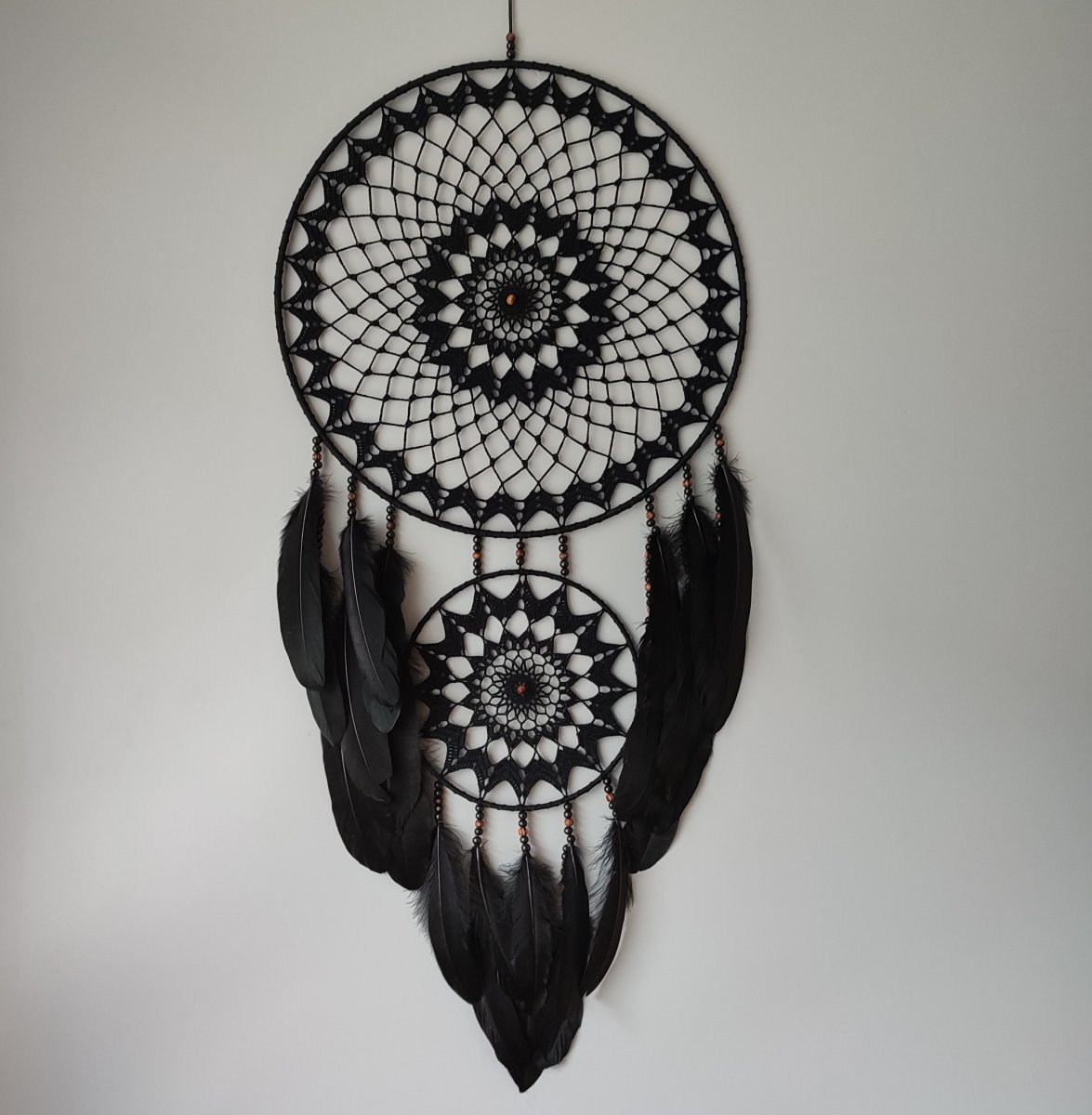 Lapač snů Náčelník Černý havran 40x90 cm