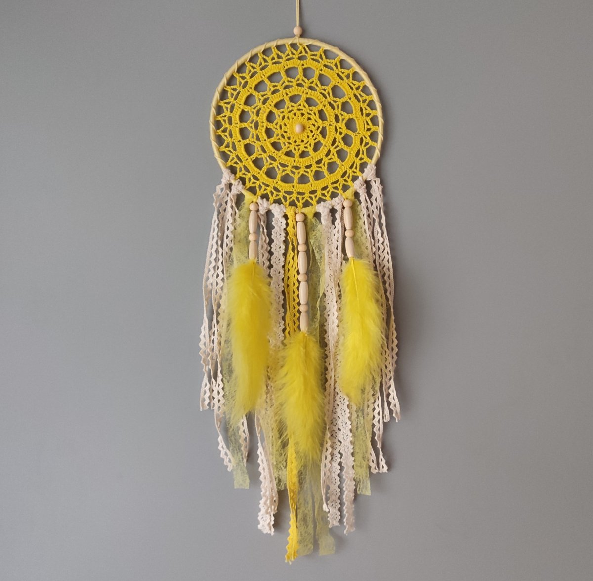 Lapač zlých snů Letní pampeliška 15 x 45 cm