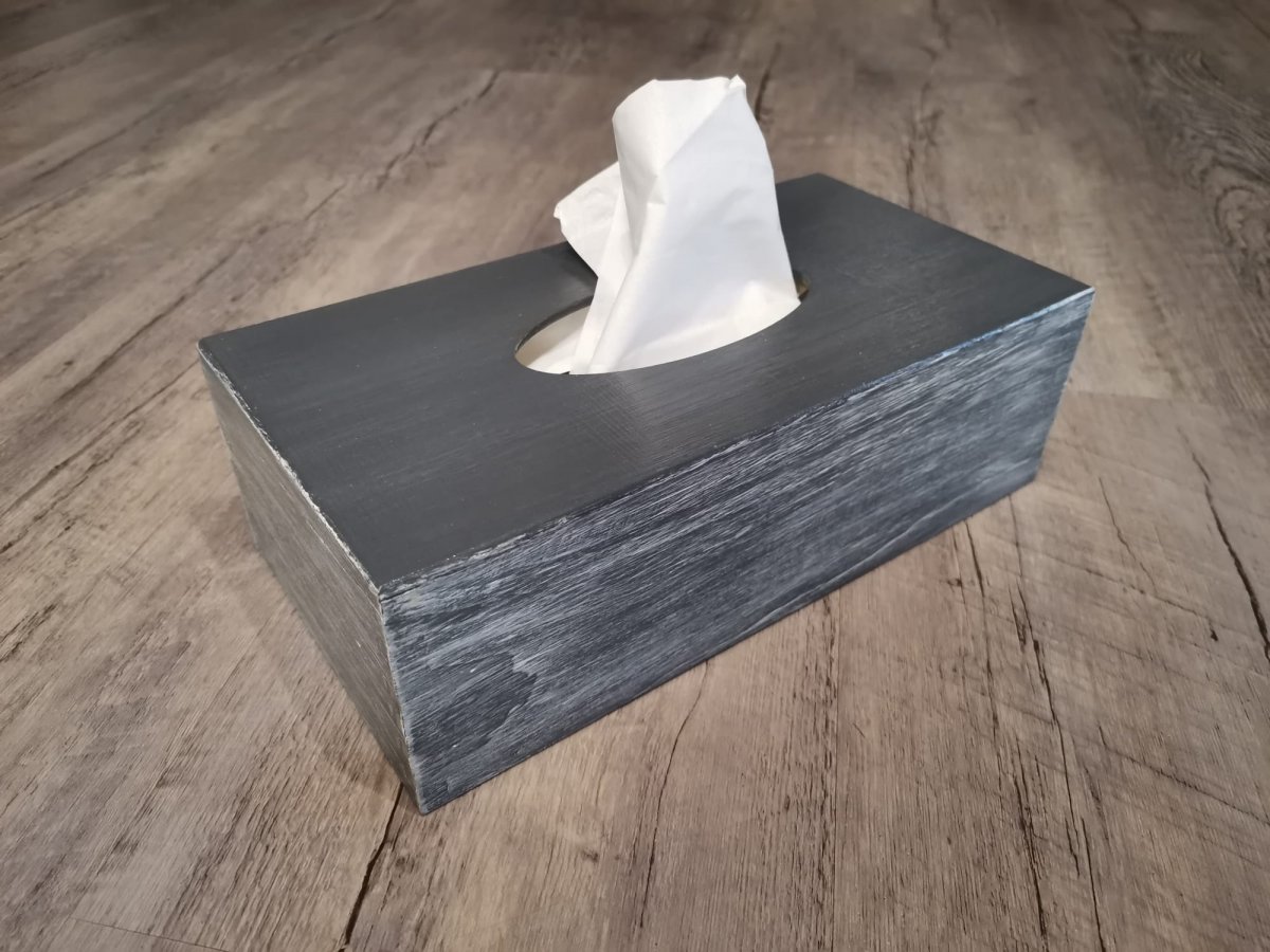 Krabička, poklop na kapesníky 