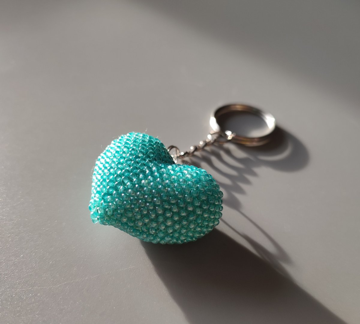 Přívěsek na klíče - srdíčko