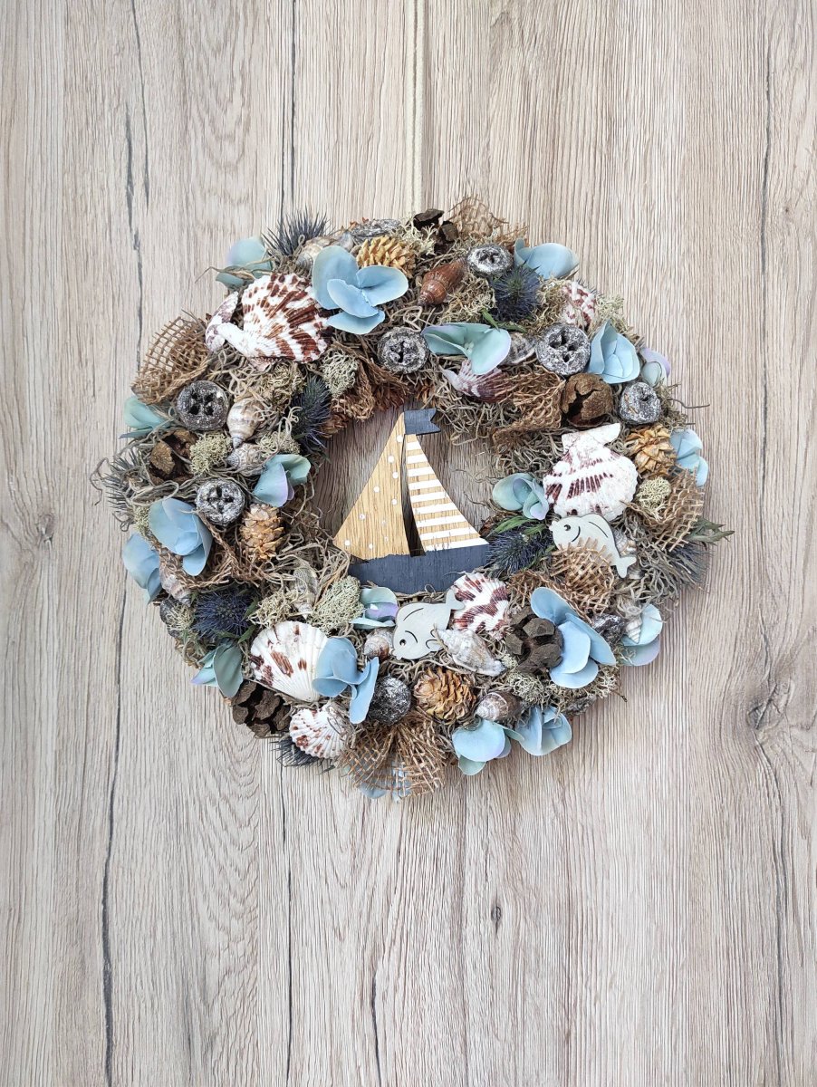 Námořnický věnec s loďkou