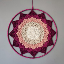 Mandala Lotosový květ - 3D - průměr 35 cm