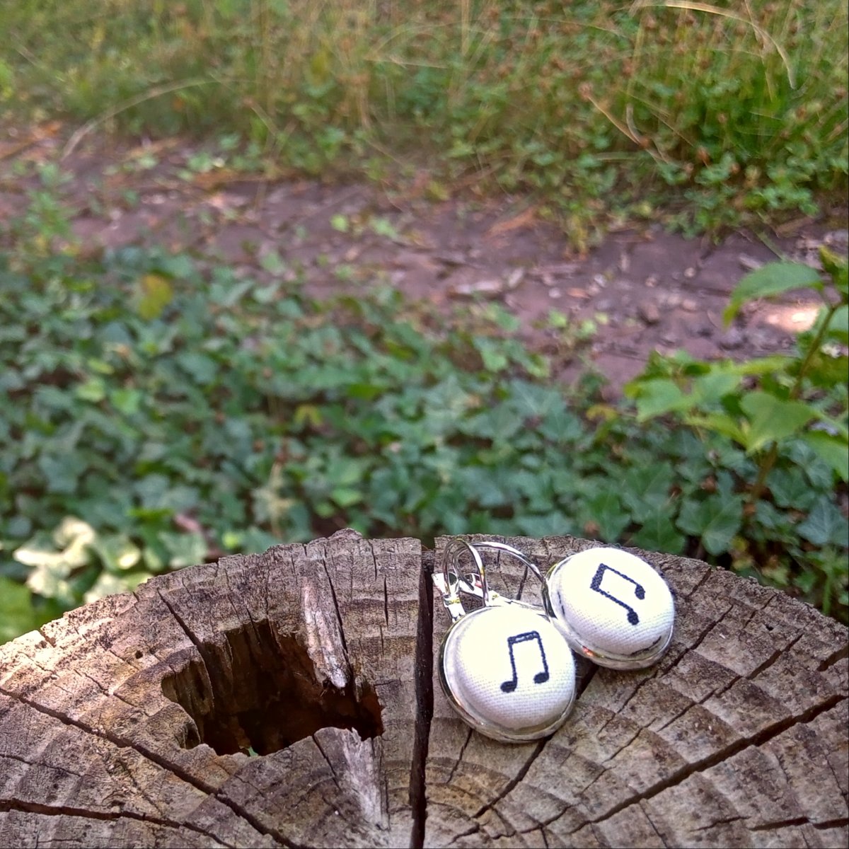 Po zarostlém chodníčku - náušnice