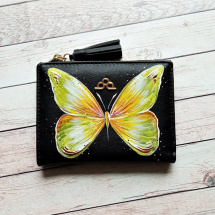 dámská peněženka-motýl žlutý
