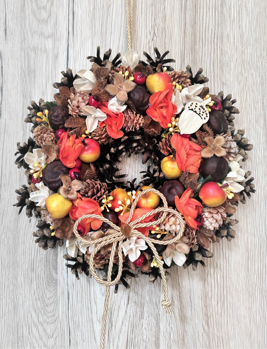 Věneček podzimní s jablíčky