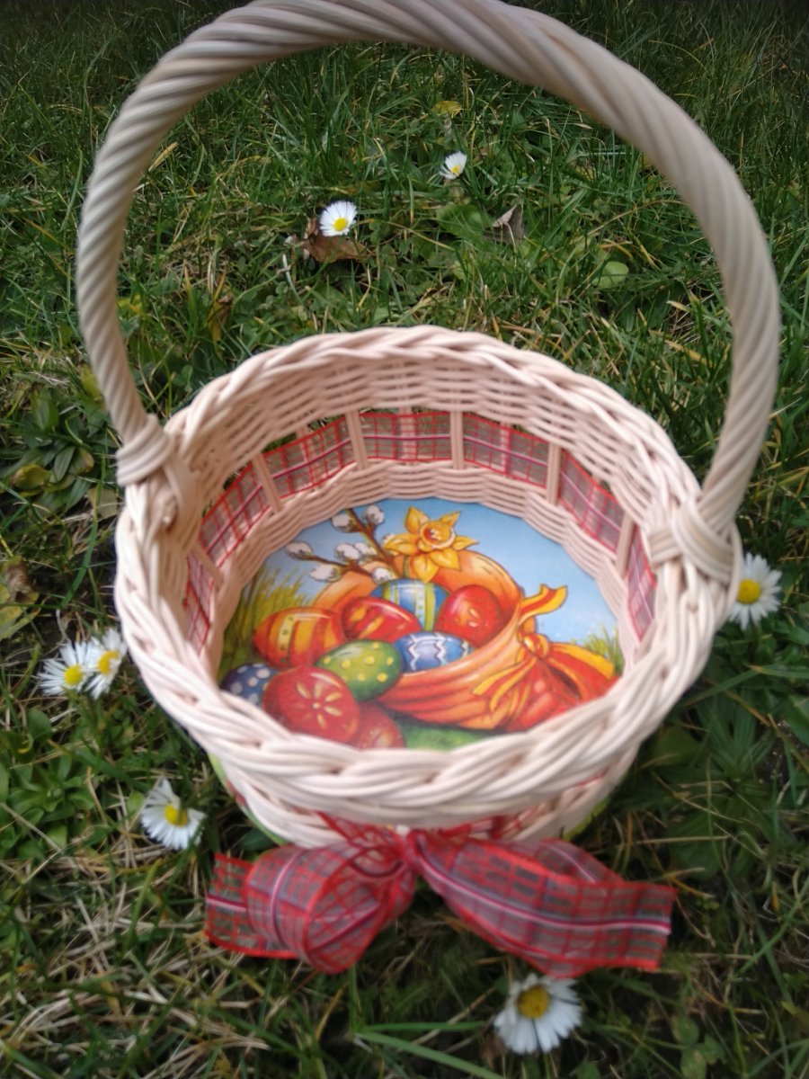 Košíček na 10 vajíček - jarní 