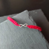 Macrame náramek, Stříbro, Nekonečno
