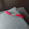 Macrame náramek, Stříbro, Nekonečno