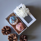 Dárková sada - dvě baňky průměr 5 cm